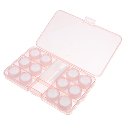 BESTYASH 1 Satz Aufbewahrungsbox Für Kontaktlinsen Bilden Brillenhalter Make-up-linsenhalter Kleines Etui Für Objektiv Bezaubernder Objektiv-Organizer Kleiner Kontaktlinsenhalter Pp Rosa von BESTYASH