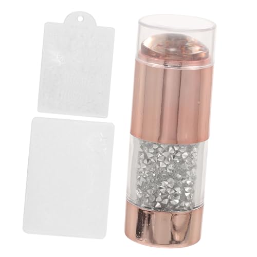 BESTYASH 1 Satz Doppelköpfiges Siegelwerkzeug Nagel Kunst Stempel Für Nägel Werkzeuge Zum Stempeln Von Nägeln Stempel Für Designernägel Stampfer Für Nägel Stempelset Kieselgel von BESTYASH