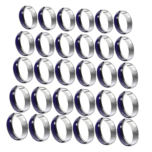 BESTYASH 50stücke Farbwechselring Für Frauen Und Junge Mädchen Stimmungsring Mit Viele Veränderbarer Vintage Gemischter Farbe von BESTYASH