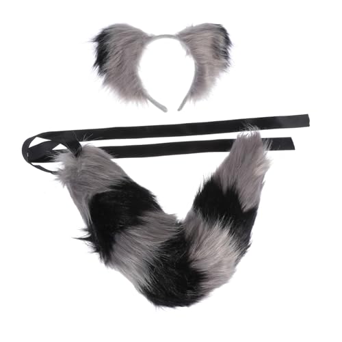 BESTYASH 1 Satz Fuchsohren-stirnband-set Hundeohren Und Welpe Wolf Pelziges Kostüm Cosplay Attraktives Weibliches Tierkostüm Party Kopfbedeckung Plüsch BESTYASH 1 Satz Fuchsohren-stirnband-set Hundeohren Und Welpe Wolf Pelziges Kostüm Cosplay Attraktives Weibliches Tierkostüm Party Kopfbedeckung Plüsch von BESTYASH