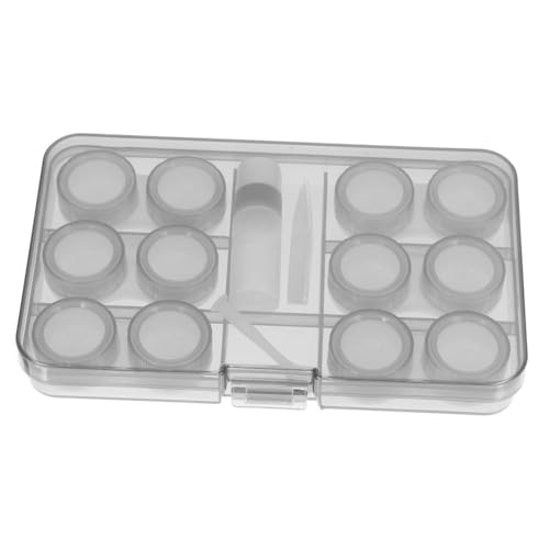 BESTYASH 1 Satz Kontaktlinsenbehälter Lösung Objektive Lens Soak Case klein Augenfall Reiseobjektiv Augenlinsen-Organizer Taschenlinsenhalter Bezaubernder Objektiv-Organizer Plastik Grau BESTYASH 1 Satz Kontaktlinsenbehälter Lösung Objektive Lens Soak Case klein Augenfall Reiseobjektiv Augenlinsen-Organizer Taschenlinsenhalter Bezaubernder Objektiv-Organizer Plastik Grau von BESTYASH