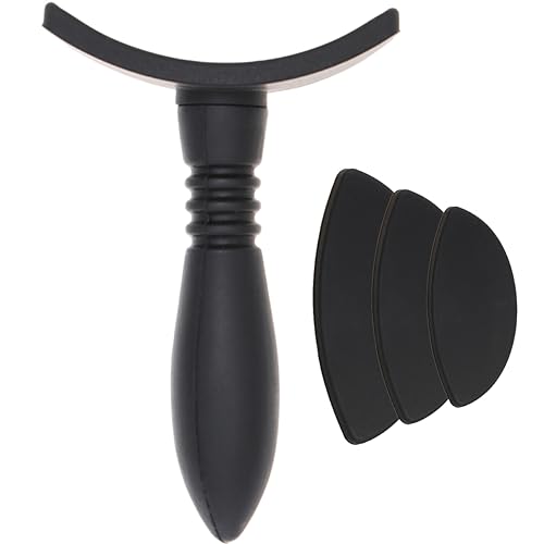 BESTYASH 1 Satz Lidschatten-stempel Make-up-zubehör Make -up -tools Klein Make-up- Schablone Werkzeug Für Die Augen Make-up-lidschatten Bunt Lidschatten Stempeln Schwarz Kieselgel von BESTYASH
