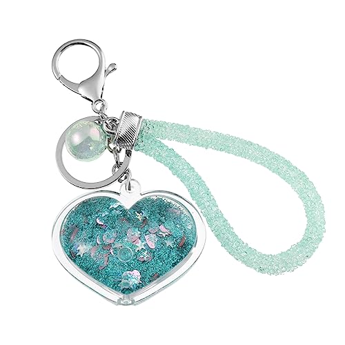BESTYASH Schlüsselband Süßer Schlüsselanhänger Autoschlüssel Herzform Acryl Metall Material für Die Tasche Zum Aufhängen - von BESTYASH