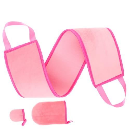 BESTYASH 1 Satz Selbstbräunungsset mit Rückenanwendungsgerät Fingerloser Handschuh für Selbstbräuner Praktische Eincremehilfe für Damen Wiederverwendbar und Waschbar für Gleichmäßige von BESTYASH