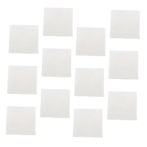 BESTYASH 1 Satz Teiliges Weicher Fleece Handtücher Hochabsorbierende Atmungsaktive Gesichtstücher Für Haushalt Für Weiß 12 Stück von BESTYASH