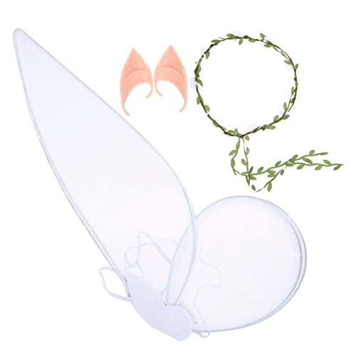 BESTYASH Feenflügel-ohren-stirnband Schmetterlingsflügel Blumen-stirnband Für Mädchen Und Erwachsene Cosplay Party-zubehör von BESTYASH