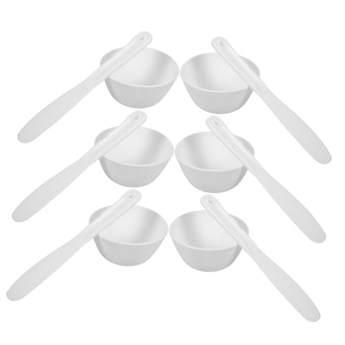 BESTYASH 1 Set Maskenschüssel Rührstab Gesichtsmaske Metallmaskenschüssel Set Werkzeug Gesichtsmaskenschüssel Silikonmasken Rührschüssel Wiederverwendbar von BESTYASH