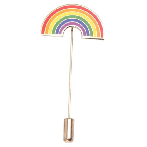 BESTYASH 1 Stück Gay Lgbt Regenbogen Brosche Farbige Brustnadel mit Nadel Unterstützung der Pride Bewegung Kleidung Taschen Mützen Hochwertiges Must Have für Jede von BESTYASH