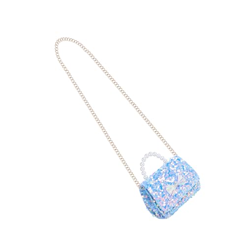 BESTYASH 1 Stück Glitzernde Umhängetasche mit Perlen Pailletten Clutch für Damen See Vielseitig Einsetzbar Crossbody Bag oder Abendtasche für Besondere Anlässe von BESTYASH