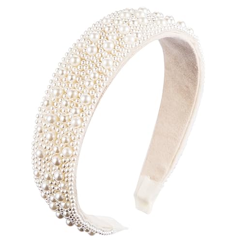 BESTYASH 1 Stück Haarband aus Kunstperlen Modischer Haarschmuck für Damen Accessoire für Partys und Besondere Anlässe Einzigartiges Design Langlebiges Material von BESTYASH