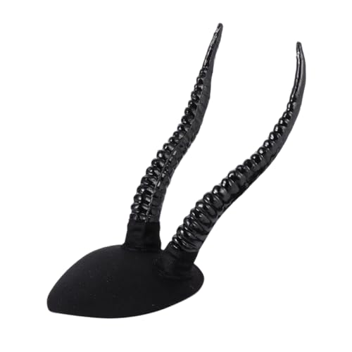 BESTYASH 1stück Halloween Antelope Horn Haarklammer Retro Kostüm Haarschmuck Für Damen Für Partys Cosplay Und Besondere Anlässe Stabil Und Einzigartig Im Design Einfach Zu Tragen Für von BESTYASH