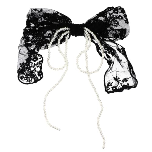 BESTYASH Haarklammer mit Schleife Große Haarspange für Modischer Kopfschmuck Haarnadel für Mädchen Eleganter Haarschmuck für Partys von BESTYASH