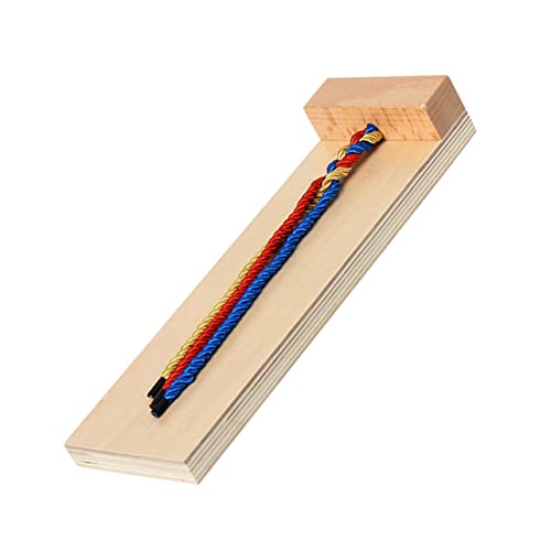 BESTYASH Haarflechtspielzeug Aus Holz Für Junge Mädchen Lernen Zum Flechten Frühpädagogisches Spielzeug Zum Üben Von Haarflechten Pädagogisches Spielzeug Für Hand-augen-koordination von BESTYASH