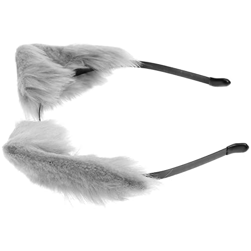 BESTYASH 1 Stück Katzenohren Haarreif aus Plüsch Leichtes Kopfbedeckung für Cosplay und Partys Accessoire für Mädchen und Halloween Festlichkeiten Atmungsaktiv und Komfortabel von BESTYASH