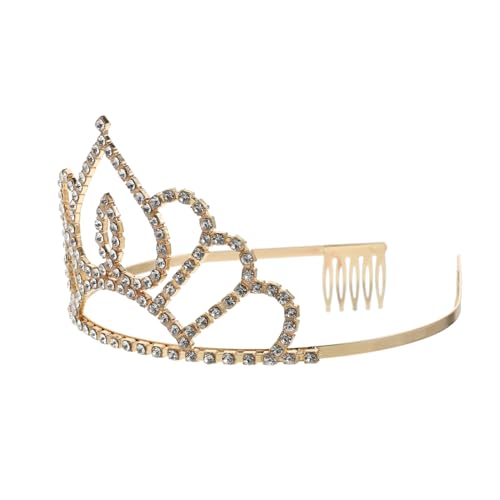 BESTYASH Krone Für Junge Mädchen Strass-kopfschmuck Brautkrone Zarter Strass-kopfschmuck Kreative Brautkrone Dekoration Für Hochzeit von BESTYASH