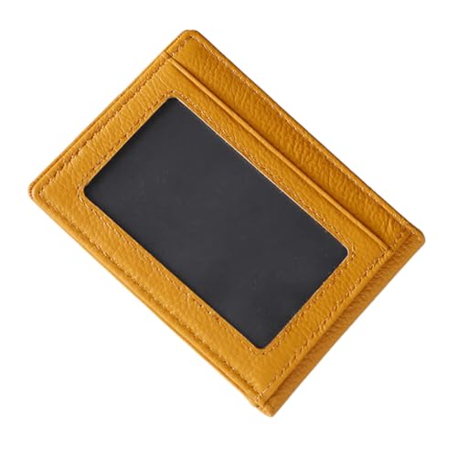 BESTYASH 1stück Echtes Leder Kartenhalter Für Id Und Kreditkarten Robuste Und Praktische Schutzhülle Für Lehrer Studenten Ärzte Und Büroangestellte Multifunktionale Kartenetui Für von BESTYASH