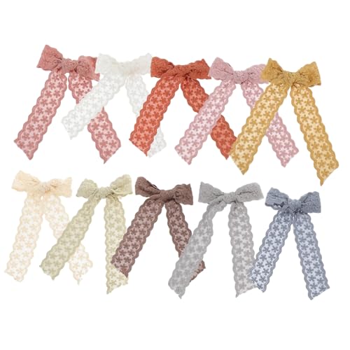 BESTYASH 10 Stk. Vintage Haarnadel Geformt Clips Zubehör Bogen Farbe Bögen Für Haarschmuck Frauen Haarschleifen Dekorative Haarspangen Süße Haarklammer Frauenhaarclip Polyester-spandex BESTYASH 10 Stk. Vintage Haarnadel Geformt Clips Zubehör Bogen Farbe Bögen Für Haarschmuck Frauen Haarschleifen Dekorative Haarspangen Süße Haarklammer Frauenhaarclip Polyester-spandex von BESTYASH