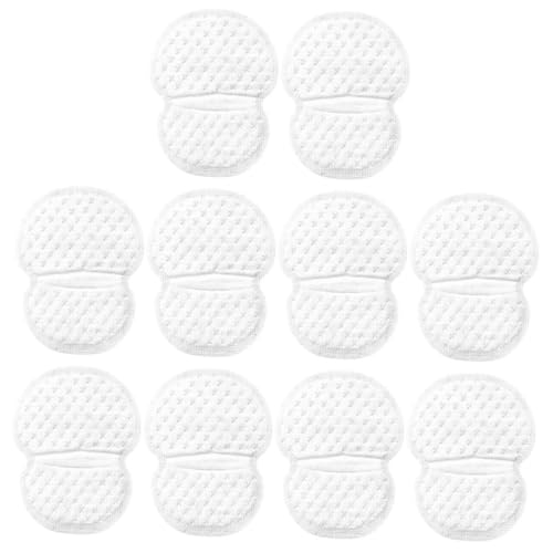 BESTYASH 10 Stück Achselpads Selbstklebende Schweißabsorptions Pads für Damen und Herren Ultra Dünn Atmungsaktiv und Unsichtbar Schutz vor Schweißflecken für Empfindliche Haut von BESTYASH