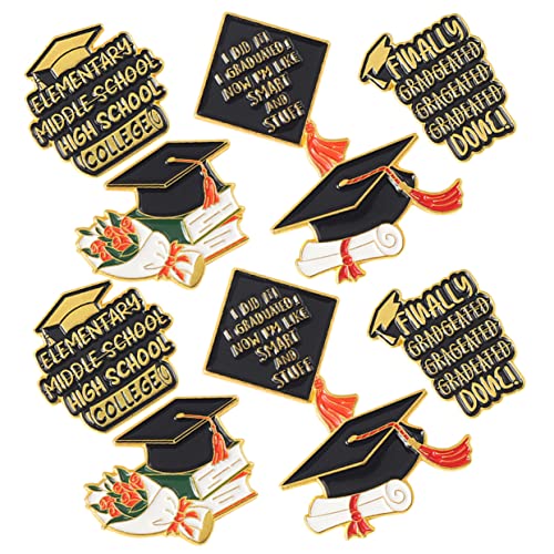 BESTYASH 10 Stück Bachelor-cap-brosche Grad Hutstift Klein Stolz-pin Stifte Sicherheitsnadel-ornament 2023 Brosche Abschluss Abschlussbrosche Pin Legierung BESTYASH 10 Stück Bachelor-cap-brosche Grad Hutstift Klein Stolz-pin Stifte Sicherheitsnadel-ornament 2023 Brosche Abschluss Abschlussbrosche Pin Legierung von BESTYASH