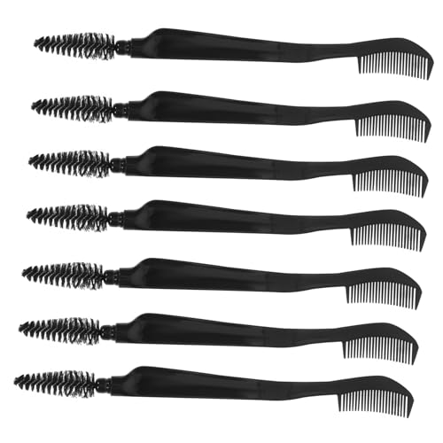 BESTYASH 10 Stück Einfacher Wimpernkamm Auge Gesicht Braue Mischen Werkzeug Make-up-pinsel Wimpernkamm Für Frauen Weibliches Make-up-tool Plastik Black von BESTYASH