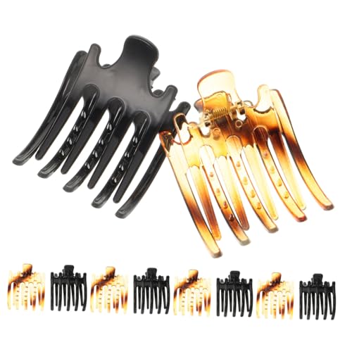 BESTYASH 10stücke Klaue Haarspangen Für Frauen Mädchen Mit Rutschfesten Zähnen Für Dickes Und Dünnes Haar Elegante Haarclips Für Alltag Und Reisen von BESTYASH