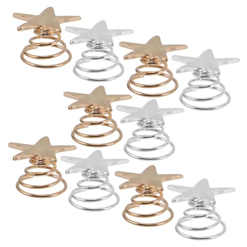 BESTYASH 10stücke Teiliges Eleganter Sternspiral-haarclips Für Frauen Minimalistische Haarschmuck-accessoires Für Hochzeiten Partys Und Alltag Sicherer Halt Und Einfache Handhabung von BESTYASH