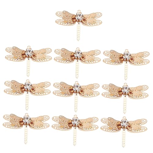 BESTYASH 10 Stück Handgemachte Haarnadel mit Strass Selbstgemacht Haarschmuck Zubehör für Damen Bastelbedarf Hochzeits und Alltagsaccessoires von BESTYASH