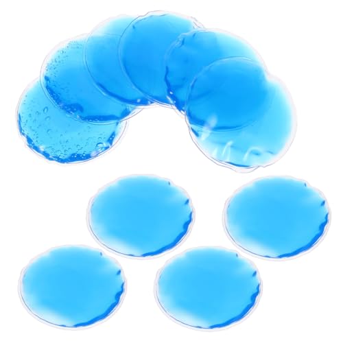 BESTYASH 10 Stück Kaltkompresse Heißkompresse Augenmasken Pads Patch Gesichtspflege Zum Schlafen Eiskühlung Ultra Augenlid Masken Cool Eye Pad Pvc Blau von BESTYASH
