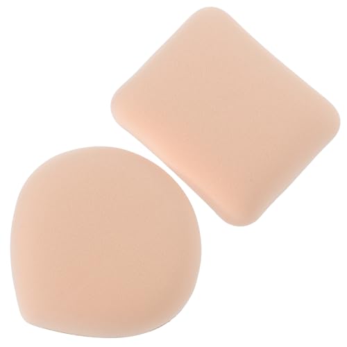 BESTYASH 10 Stück Make-up-Puff Mischen Baumwolle Make-up-Puderpads Reise-Make-up-Pinsel Foundation-Puff Make-up-Zubehör Mädchen Puderquaste Make -up -Vorräte lose Puderquaste Schwamm von BESTYASH