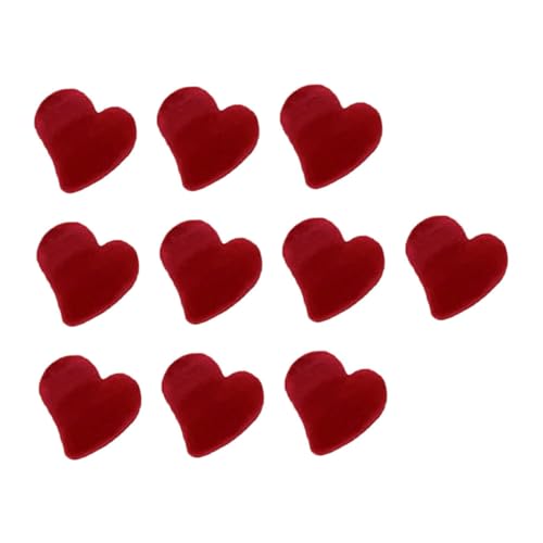 BESTYASH 10 Stück Mini Herz Haarklammern Kleine Haarklammer für Dickes und Dünnes Haar für Romantische Anlässe und DIY Haarstylings für und Mädchen von BESTYASH
