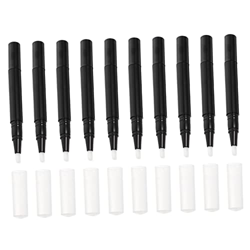 BESTYASH 10 Stück Nagelpflege Stifte Leere Kosmetikbehälter für Lip Gloss Nagelöl Glatt Hautfreundlich Kompakt Tragbar für Make Up Flüssigkeiten von BESTYASH