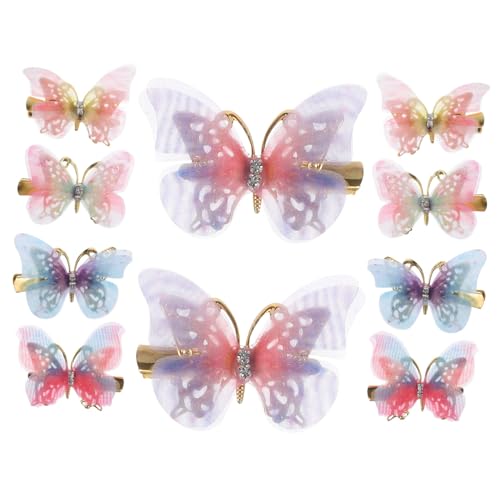 BESTYASH 10stücke Schmetterling Haarclips Kleine Schmetterlingshaarspangen Für Mädchen Junge Mädchen Damen Haarschmuck Haarzubehör Mit Clip Für Alltag Party Hochzeit Urlaub von BESTYASH