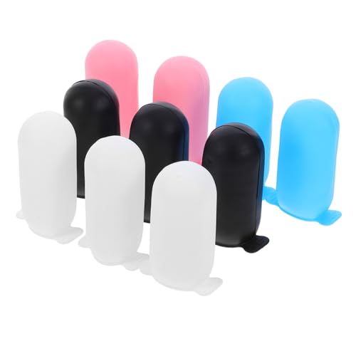 BESTYASH 10 Stück Silikon-flaschenhüllen: Reisegröße, Toilettenartikel, Auslaufsicher, Elastische Hüllen Für Damen Und Herren, Kreuzfahrtschiff-essentials, Flugzeug-reisezubehör von BESTYASH