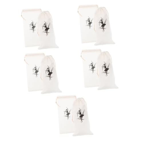 BESTYASH 10 Stück Tanzschuh Aufbewahrungstasche Ballettschuhe Für Damen Spitzenschuhe Balletttasche Tanzschuhtaschen Ballettschuhtasche Ballettschuh Tragetaschen Schuhtasche von BESTYASH