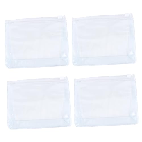 BESTYASH 10 Stück Teiliges Set Transparente Kosmetiktaschen mit Reißverschluss wasserdichte Reise Organizer für Make Up Toilettenartikel Elektronik und Mehr von BESTYASH