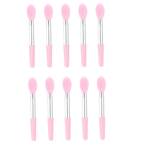 BESTYASH 10 Stück Teiliges Silikon Lippenpinsel mit Komfortablem Griff Vielseitig als Lippenbalsam und Lidschatten Leicht Kompakt für Damen zu Weihnachten und Geburtstag von BESTYASH
