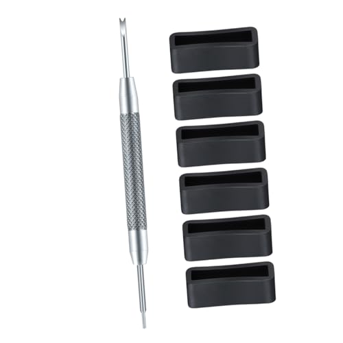 BESTYASH 10 Stück Teiliges Silikon Uhrenarmband Schlaufen Flexibel Langlebig Teiligem Federsteg Werkzeug zur Armbandmontage Entfernung für Herren und Unisex Uhrband Ersatz von BESTYASH