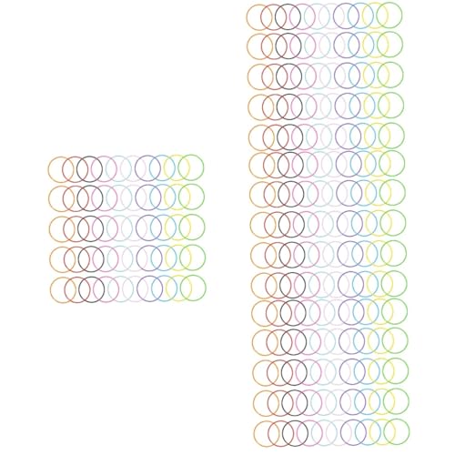 BESTYASH 100 Stk Gummiband-armband Haarband Jelly-armband Für Damen 80er Armbänder Frauen Armbänder Haargummis Für Frauen 80er Schmuck Für Gelee- Kieselgel von BESTYASH