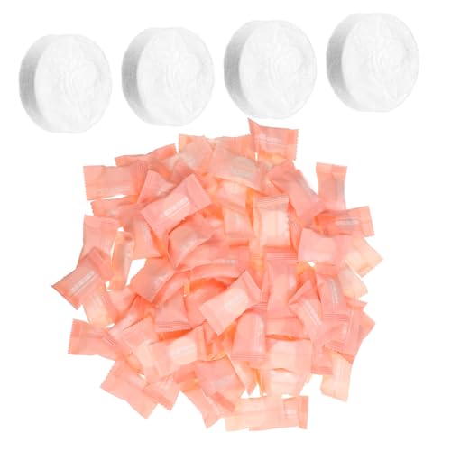 BESTYASH 100stücke Komprimierte Handtücher Aus Baumwolle Einweg-gesichtstücher Zum Reisen Reisehandtuchtabletten Mit Gesichtsreinigungsfunktion Campingwaschlappen Schnell Aufquellend von BESTYASH