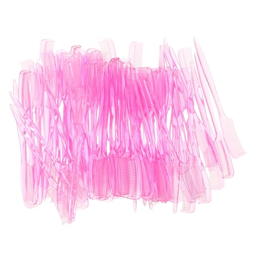 BESTYASH 100 Stück Mini Beauty Kamm Feinzahnig Tragbar für Augenbrauen Wimpernverlängerung Mascara Trennung Präzises Styling Kleines Make Up Zubehör von BESTYASH
