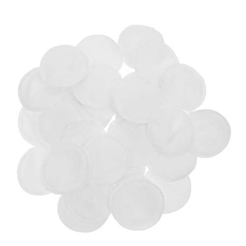 BESTYASH 100 Stück Wattepads Peeling-Baumwollrunden Gesichtspads aus Baumwolle Abschminkpads Hautpflege-Tools Gesicht Handtücher Entfernungspads machen reine Baumwolle Weiß von BESTYASH