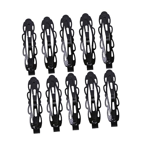 BESTYASH 10stücke Einfache Schwarze Haarspangen Aus Spitze Haarnadeln Junge Mädchen Haarschmuck Für Mädchen Teenager Einteilig von BESTYASH