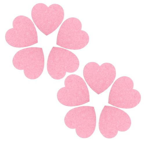 BESTYASH 10stücke Herzförmiger Komprimierter Gesichtsschwamm Wiederverwendbare Peeling-pads Für Gesichtsreinigung Make-up-entferner-schwämme Aus Zellstoffbaumwolle Zum Waschen Und von BESTYASH