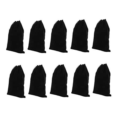 BESTYASH 10stücke Kordelzug Perücken Aufbewahrungstaschen Schwarz Wasserabweisend Langlebig Für Haarverlängerungen Und Kosmetik Praktischer Organizer Für Haarstyling Und Geschenke von BESTYASH