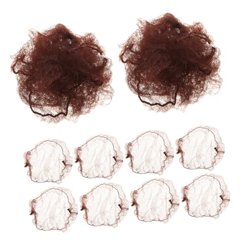 BESTYASH 10stücke Dutt-haarnetze Für Frauen Und Mädchen Ballett-haarnetze Haarknoten-maker Leicht Und Atmungsaktiv Für Tänzer Skater Und Berufsgruppen von BESTYASH