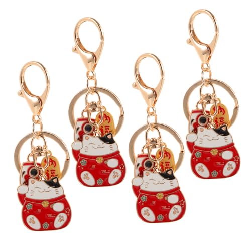 BESTYASH 3 Sets Metall-Ornament Schlüsselanhänger Kreativ Geformter Hängeanhänger Für Taschenanhänger 4 Stück * 3 von BESTYASH