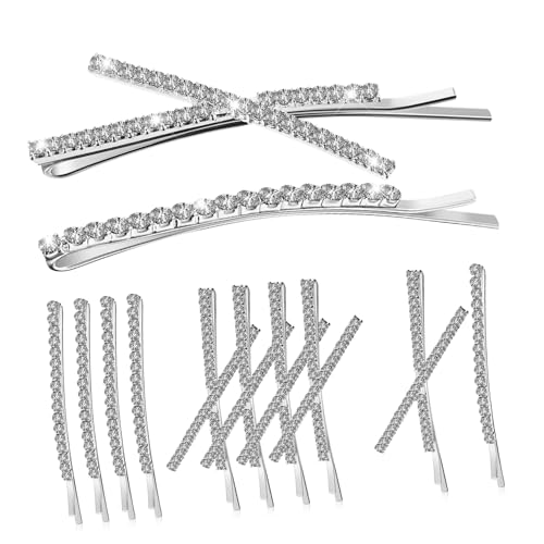 BESTYASH 12 Stück Haarnadel aus Kristall Mädchen Stifte für Haare groß Abschlussball schimmernd hochzeitsdeko Feder-Haarspange mit Strass Haarspange mit glänzenden Strasssteinen Metall BESTYASH 12 Stück Haarnadel aus Kristall Mädchen Stifte für Haare groß Abschlussball schimmernd hochzeitsdeko Feder-Haarspange mit Strass Haarspange mit glänzenden Strasssteinen Metall von BESTYASH
