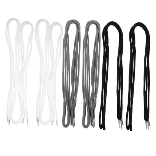 BESTYASH 12 Stück Hoodie Kordelzug Teiliges mit Metallköpfen für Jogginghosen Kapuzenpullover Verstellbare Strapazierfähigem für Kreative Projekte Reparaturen von BESTYASH