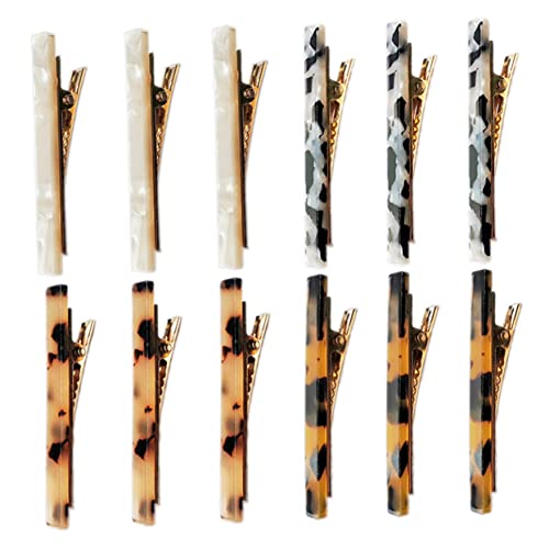 BESTYASH 12 Stück Teiliges Haarklammern für Damen Einfache Stilvolle Haarspangen Gemischten Farben für Verschiedene Frisuren und Anlässe Hochwertige Haarschmuck Accessoires von BESTYASH
