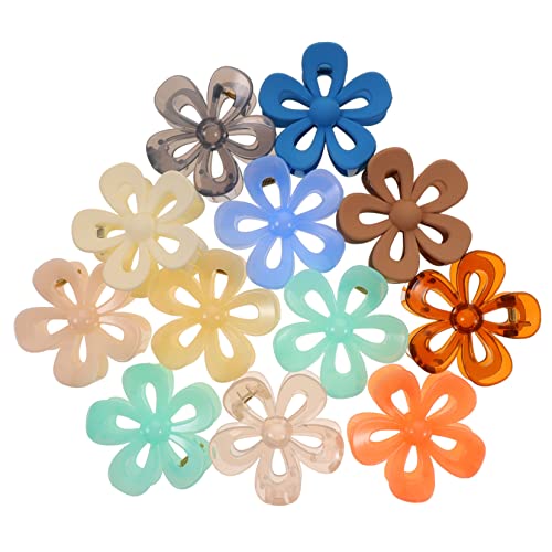 BESTYASH 12Stücke Blumenhaarklammern für Damen Rutschfeste Haarkralle mit Haltekräften Matte Blütenclips für Reisen Büro und Vielseitiger Haarschmuck BESTYASH 12Stücke Blumenhaarklammern für Damen Rutschfeste Haarkralle mit Haltekräften Matte Blütenclips für Reisen Büro und Vielseitiger Haarschmuck von BESTYASH